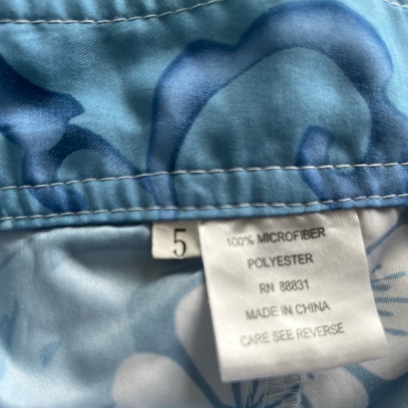 🌊Blue Palmwave swim shorts 🌊 - Picture 4 of 5